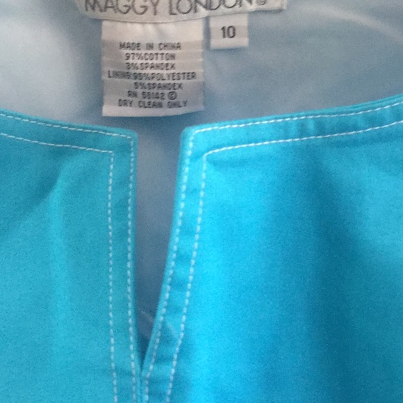 Maggy London size 10 cotton/spandex dress NWT - Picture 3 of 6